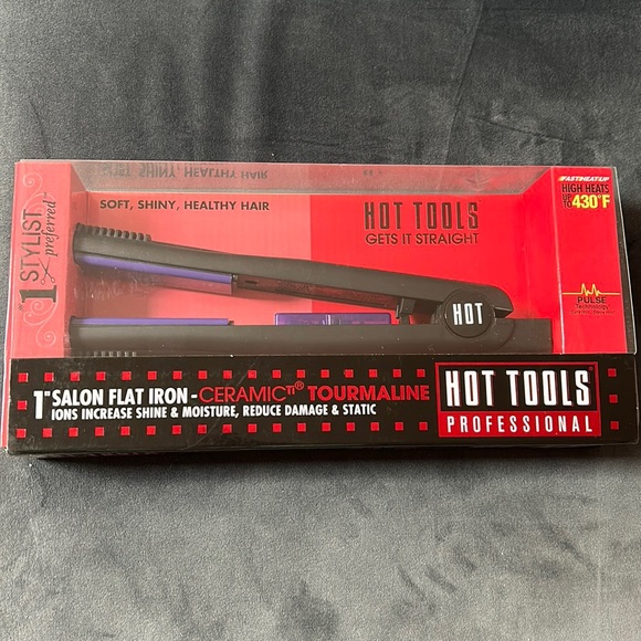 Hot Tools Professional 1” Salon Flat Iron - Picture 1 of 2